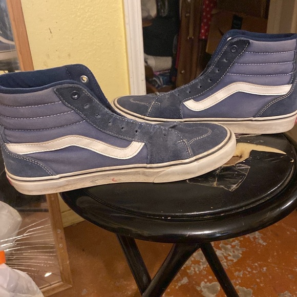 Blue Rugged Vans Men’s 8.5 High top - Picture 4 of 4